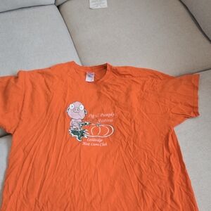 Gildan Orange Kids Tee with Fun Graphic